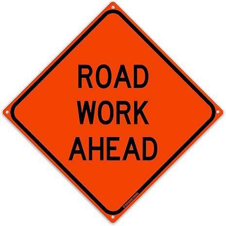 Roll-Up Sign-36" Diamond Grade- Work Area Ahead