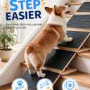 6 Pack Upgraded Dog Ramps for Stairs, Adjustable Portable Pet Steps