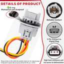 Front Turn Signal Light Socket Holder with Wire Harness Connector Fit for Nissan Frontier Maxima Pathfinder Quest Xterra 2PCS