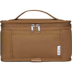 NOL Natural Organic Lifestyle Small Lunch Bag Mini Lunch Box Insulated Lunch Bag for Men/Women Leakproof Cooler Tote Bag Lightweight Nylon Waterproof Lunch Box For Work,Brown