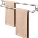 Alise Double Towel Bar Brushed Nickel,20" Towel Racks for Bathroom Wall Mounted,Bathroom Towel Rack SUS304 Stainless Steel Bathroom Towel Holder Quick Drying Hand Towel Holder Towel Bar for Walls