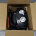 BLACK+DECKER Personal Ceramic Heater, Space Heater for Office Desk, Home Office & Personal Use Desk, 2 Heat & Fan Only Settings, Adjustable Thermostat, BHDC201, Black