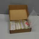 Gold Picture Frame 5X7 Acrylic Sign Holder with Gold Borders Double Sided Acrylic Frames Clear Display Stand, Plastic Sign Holder for Wedding Table Numbers Menu Holder (6 Pack)