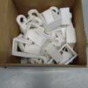 50 Pcs Christmas Light Clips for Window Door Hang Christmas Decoration Strings Light Plastic Holder Hang Seasonal Outdoor Lights Xmas Decorations Hooks Clip for Holiday Outdoor Window Door