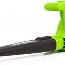 Greenworks 7 Amp 160 MPH/150 CFM Single Speed Electric Blower, 24012, green