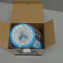 Rechargeable Automatic Dog Paw Cleaner, Dog Paw Washer Cup, 2 in 1 Portable Pet Paw Cleaner with Soft Silicone Brush, 7.4V High Power, Dog Foot Washer Suitable for Big Dog and Cat Grooming (Blue)