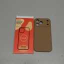 Vooii Magnetic for iPhone 17 Pro Max Case, Compatible with Magsafe (Premium Liquid Silicone) (Integrated Camera Control Button) Full Body Protective Anti-Scratch Microfiber Lining 6.9", Light Brown