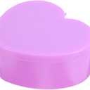 Heart Jewelry Box for Girls Built-in Mirror Travel Jewelry Case Double Layer Organizer for Women Earring Storage Box for Rings Bracelets Necklaces Hair Accessories