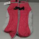 FUAMEY Dog Coat for Large Dogs,Waterproof Dog Winter Jacket with Harness Built in Puppy Cold Weather Coats Reflective Pet Vest with Zipper Warm Fleece Dogs Snowsuit Windproof Pink, Large