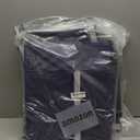 SpaceAid 12 Pack Bed Sheet Organizers and Storage, Foldable Linen Closet Organizer, Set Folder Keeper With Window XL (Queen & King Size) Bedding Container (Navy Blue)