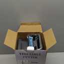 Safe Mandoline Slicer Plus  Adjustable Vegetable Chopper, Stainless Steel Blade, BPA-Free, Sky Blue