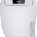Bidet Toilet Seat with Adjustable Heated Seat & Water, Air Dryer, Quiet Close Lid, Wireless Remote - Electric Bidet Seat 201SP (Elongated)