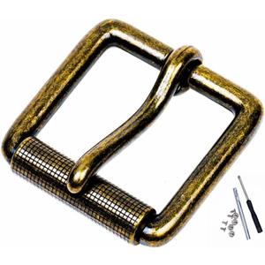 1.5"(38mm-40mm) Belt Buckle Roller Single Prong Heavy Duty Replacement Buckle Belt Accessories