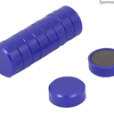 Qtqgoitem Plastic Classroom Blackboard Round Design Sticker 24pcs Blue (Model: 37d b60 576 07f cf9)