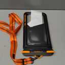 TORRAS IP68 Waterproof Phone Pouch Double Space, Floating Waterproof Phone Case with Lanyard for iPhone 17 Pro Max 16 15 14 S26 S25, Phone Dry Bag Vacation Cruise Ship Travel Essentials 7.0'', Black