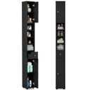 Tangkula Tall Slim Bathroom Storage Cabinet Linen Tower w/Drawer Adjustable Shelves