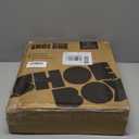 SEE SPRING 12 Pack Shoe Storage Box, Clear Plastic Stackable Shoe Organizer for Closet, Space Saving Shoe Rack for Entryway Sneaker Container Bin Holder (Black)