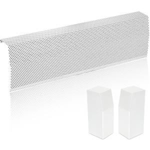 Redants 2 FT Baseboard Heater Covers with Left and Right Endcaps