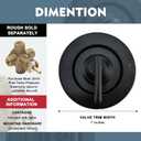 Replacement for Moen T2901BL Gibson Posi-Temp Valve Trim Kit, T2901bl valve trim kit, Black Shower Lever Handle, Durable Solid Metal, Matte Black (Note: not included 2510 valve)