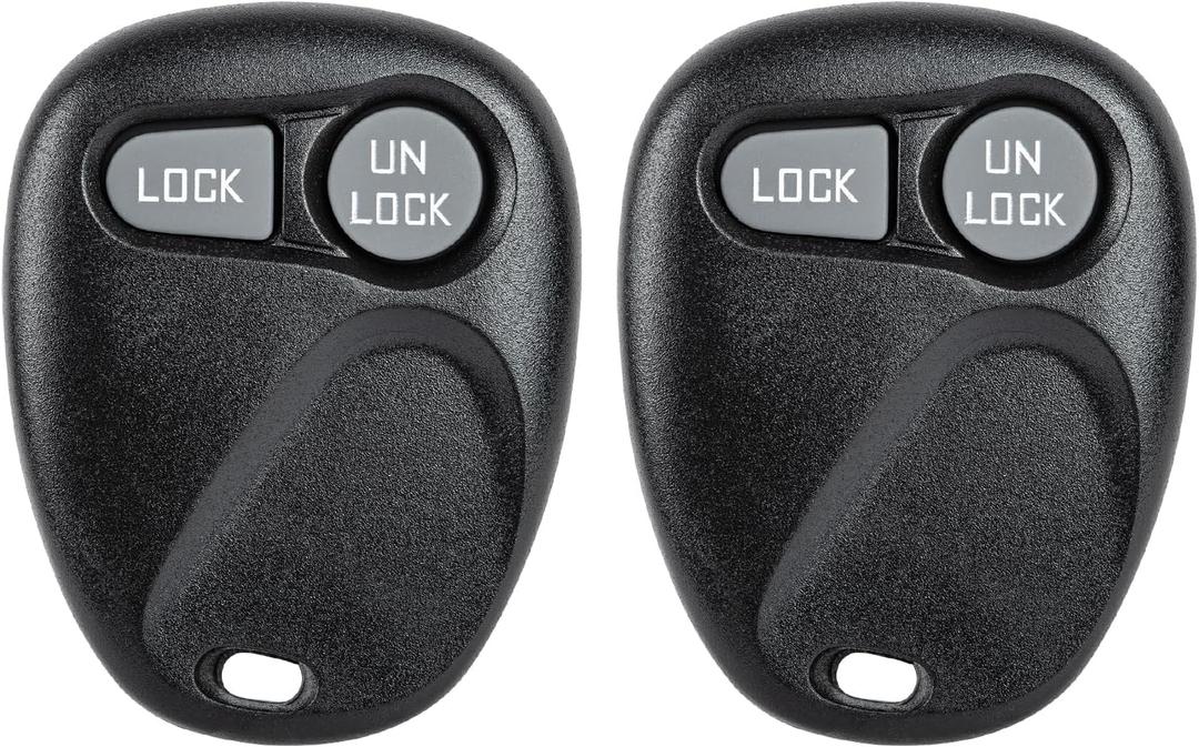 Key Fob Replacement for 1996-2002 Chevy Suburban Tahoe Lumina Camaro Monte Carlo/ GMC Yukon Safari/ Skylark Escalade Cutlass Firebird Car Keyless Entry Remote, AB01502T ABO1502T, 2 Btn, 2Pcs