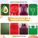 Patelai 4 Pieces Fruit and Vegetable Storage Containers for Fridge, Onion Holder Storage Avocado Green Pepper Tomato and Onion Keeper/Saver/Holder, Refrigerator Vegetable Crisper