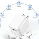 iPhone Charger,2Pack 6FT USB Wall Charger Fast Charging USB Cable Charging Cube Travel Plug Block with 6Foot Fast Cuble Lightning Cable Cord for iPhone 14 13 12 11 Pro Max XS XR X 8 7 SE2022 iPad