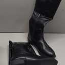 LONDON FOG Womens Irie Riding Boot, Regular and Wide Calf (10, Black)