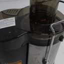 Qcen Juicer Machine, 800W Centrifugal Juicer Extractor with Wide Mouth 3 Feed Chute for Fruit Vegetable, Easy to Clean, Stainless Steel, BPA-free (Black)