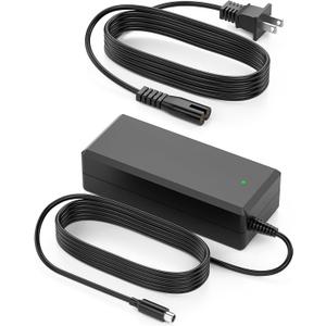 WUKUR 42V 1.7A Charger for Segway Ninebot Scooters Compatible with Ninebot Electric Scooter ES2, ES4, E22, ES1L, E2 Pro, F20, F25, F30, F40, F2, F2 Plus, F2 Pro, D18, D28, D40, Air T15 Power Adapter