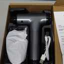 APHERMA Massage Gun, Muscle Massage Gun for Athletes Handheld Electric Deep Tissue Back Massager, Percussion Massage Device for Pain Relief with 30 Speed Levels 9 Heads (Grey)