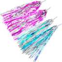 2 Pairs Bicycle Tassel Ribbon Bike Handlebar Scooter Streamers