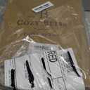 Cozy Bliss Premium Cooling Sheet Set Queen Size, Q-Max>0.45, 3PCS No Flat Sheet with 2 Pillowcases, Breathable Fitted Sheet for Hot Sleepers & Night Sweats, Deep Pocket Up to 18 Inches, Dark Gray
