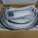 Modern Black Chandeliers Mid Century 12 Lights Sputnik Chandelier Large L52 Smoke Glass Globe Pendant Light Fixture for High Ceiling Foyer Staircase Living Dining Room