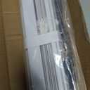 LazBlinds No Tools No Drill 1" Vinyl Mini Blinds, Cordless Blinds for Windows, Light Filtering Horizontal Window Blinds & Shades, 32" W x 36" H, White