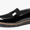 DREAM PAIRS Women's Loafers, Slip-On Business Casual Work Shoes, Size: 10