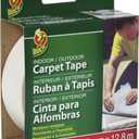 Duck Brand Indoor/Outdoor Carpet Tape, 1.41-Inch x 42 Feet, White (286373)