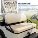 Waltyotur Tan Golf Cart Front Seat Bottom Replacement for EZGO Medalist TXT 1994-2013 Gas Electric Golf Cart