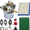 Carburetor Carb with Filter Spark Plug,Compatible with Coleman Powermate PM0401850 Pulse 1850 1500,12 items