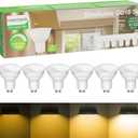 Dimmable GU10 LED Light Bulbs - 5W Energy-Efficient, 700 Lumens Soft White (3000K), 110 Flood Beam, Ideal Replacement for Halogen Bulb in Recessed & Track Lighting, 6-Pack