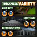 RAINDEWAY Tarps 10x10 Feet,Tarp Waterproof,5.5 Mil Thick, Multipurpose Waterproof Poly Tarp Cover with Metal Grommets and Reinforced Edges,Green Tarps (10'10'-Finished Size)