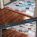 Art3d 4 FT Self Adhesive Vinyl Floor Transition Strip, Laminate Floor Strip Floor Flat Divider Strip for Joining Floor Gaps,Carpet Threshold Transition,Floor Tiles (1.57in, Cherry)