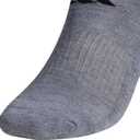 Adidas Men's Athletic Cushioned No Show Socks (6 Pairs) Durable & Comfortable, Size 12-15 (Gray)
