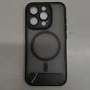 AMILIFECASES Magnetic Compatible with iPhone 15 Pro Case, [Built-in Kickstand][Full Camera Protection][Compatible with MagSafe][Anti-Fingerprint] Shockproof Phone Case for iPhone 15 Pro 6.1",Black