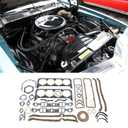 305 Gasket Kit,d Set Gasket 350 1981,Sbc Gasket Set,Small Block 350 Gasket Kit Complete Overhaul Gasket Seal Set 2601000 Fit for 350 1980