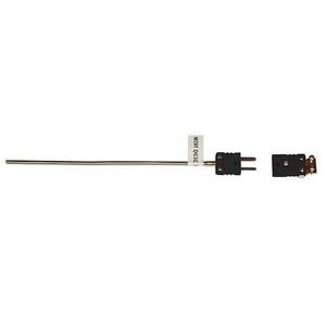 Cole-Parmer Type J Thermocouple Probe Quick Dis-Connector, with Mini-Connector, 18 (in) L, .125 Dia, Ungrounded Junction