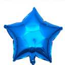 Blue Star Shape Foil Balloon, 10pcs Big Mylar Helium Balloons for Birthday Party Wedding Party Decoration 18 Inch