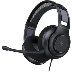 Turtle Beach Atlas 200 Wired Multiplatform Gaming Headset for Xbox, PlayStation, PC w/ 3.5mm Wired Connection - 50mm Nanoclear Drivers, Flip-to-Mute Mic, Memory Foam Cushions - Black