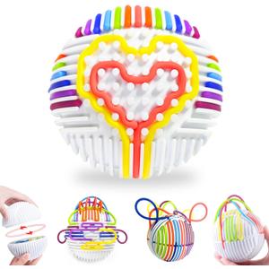 Sensory Silicone Kids Toys for Autism: Activity Entertainment Toy Travel with Portable Storage