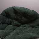 Papasan Chair Cushion, Papasan Circle Chair Cushion Tufted with Corduroy Cover (Without Chair) for Bowl Chair, 45 X 45 Inch, Green