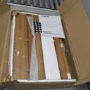 Gashell Wire Shelf Covers, Bamboo Wire Rack Covers for Pantry, Closet (4pcs, 26" W x 16" D)